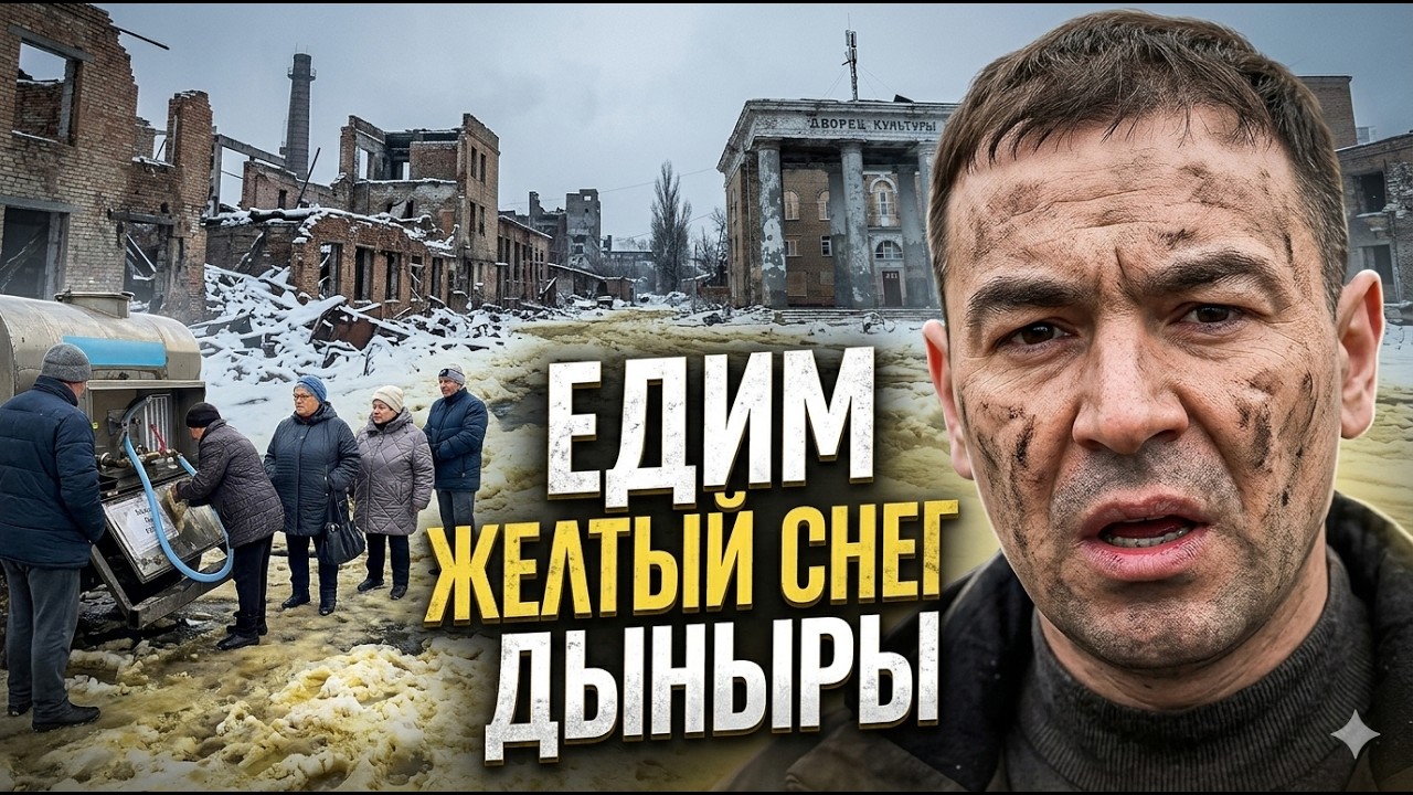 ДНР. Едят СНЕГ, воды НЕТ, тепла НЕТ. ЗАТО русский ресторан в Донецке. Спасибо путин ОСВОБОДИЛ!