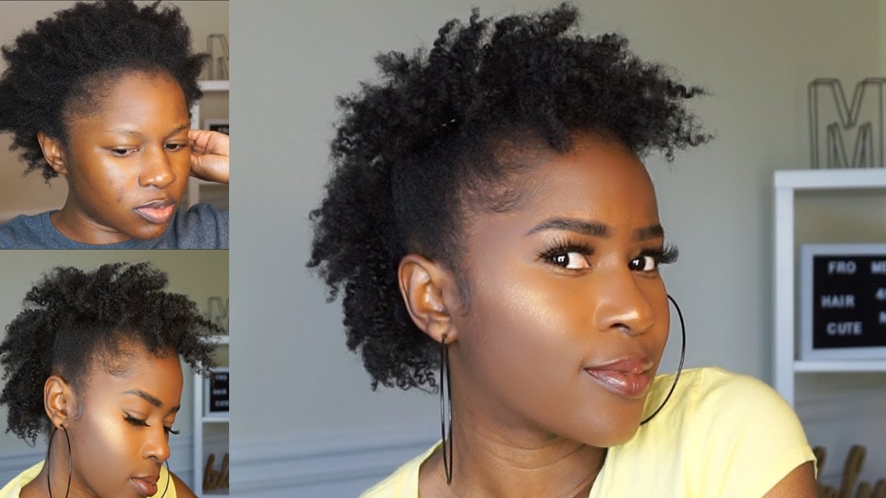 Braid Out With Camille Rose Aloe Whipped Butter On Fine Short 4C Natural Hair!!!|Mona B.