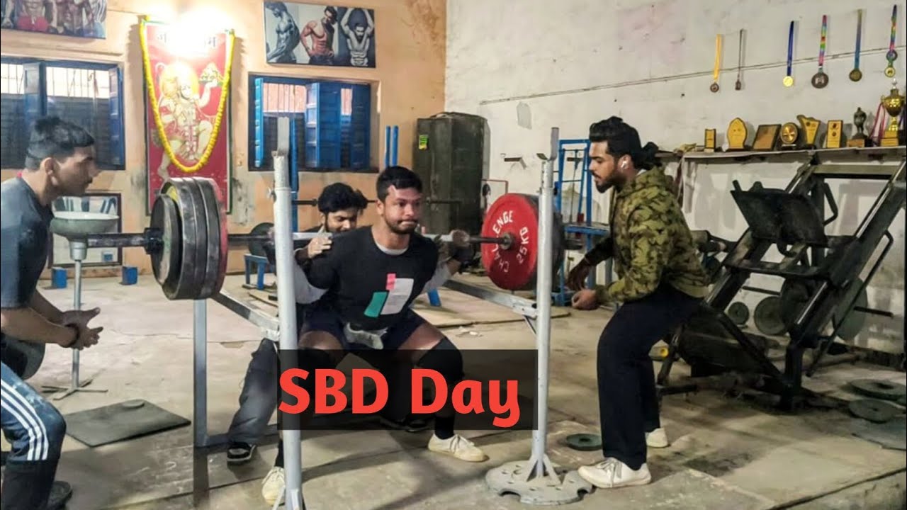 Heavy SBD DAY 🥵 || DESI GYM ||