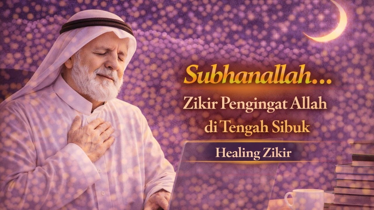 Tenangkan Hati yang Gelisah, Dengarkan Ini! Subhanallah… Zikir Pengingat Allah di Tengah Sibuk