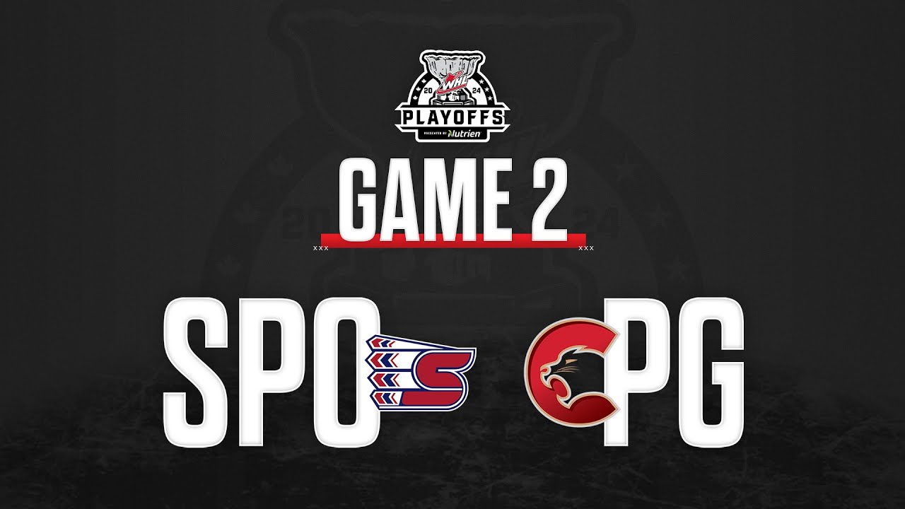 Spokane Chiefs at Prince George Cougars: Game 2 | 2024 WHL Playoffs Highlights
