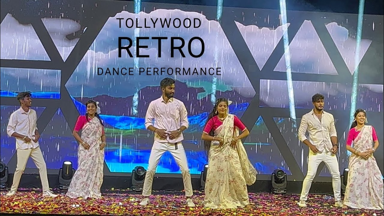 TOLLYWOOD RETRO SONGS DANCE PERFORMANCE || #dance #vjit #tollywood #retro