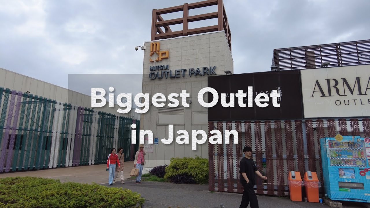 Mitsui Outlet Mall in Chiba Japan - Walking Tour June 2023 4K UHd