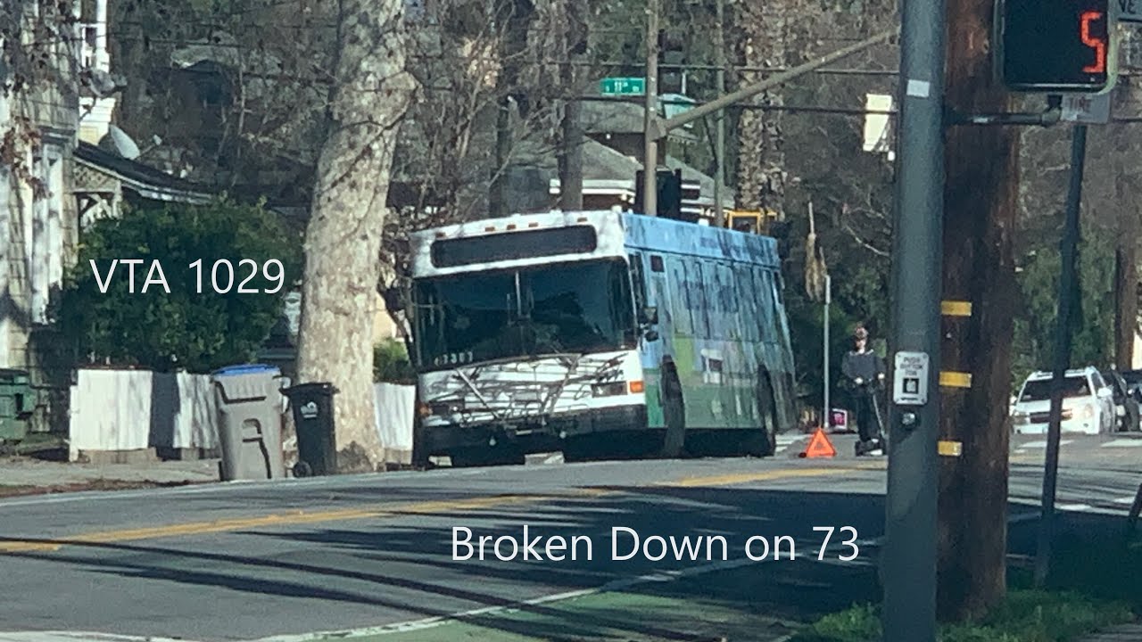 (Retired) VTA Bus 73 Breaks Down (1/25/24)
