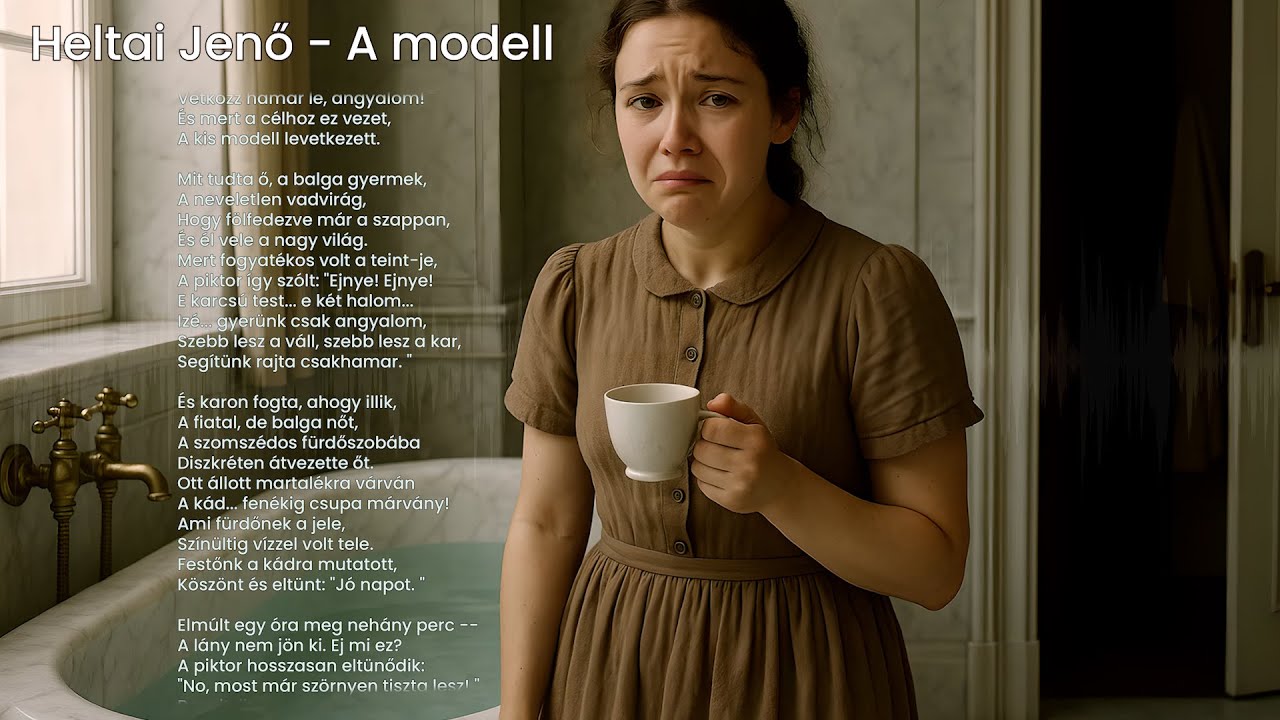 Heltai Jenő - A modell | zen&eacute;s vers