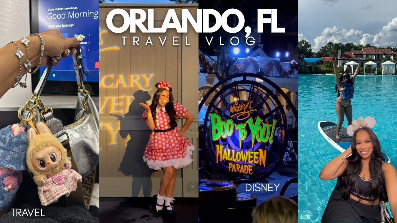 ВЕЧЕРИНКА НА ХЭЛЛОУИН В ДИСНЕЙ | ВЫХОДНЫЕ ДЛЯ ДЕВОЧЕК + Экскурсия по номерам в роскошном отеле Ор...