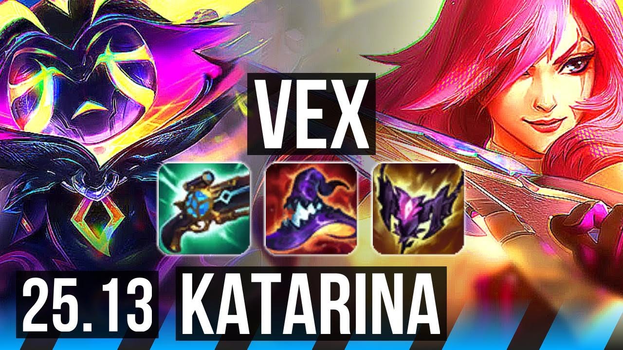 VEX vs KATARINA (MID) | 20/3/12, Legendary | EUW Master | 25.13
