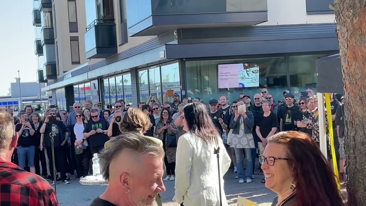Twist Twist Erkinharjun kunniaksi toteutetun taideteoksen julkaisu Kouvolassa 18.5.2024