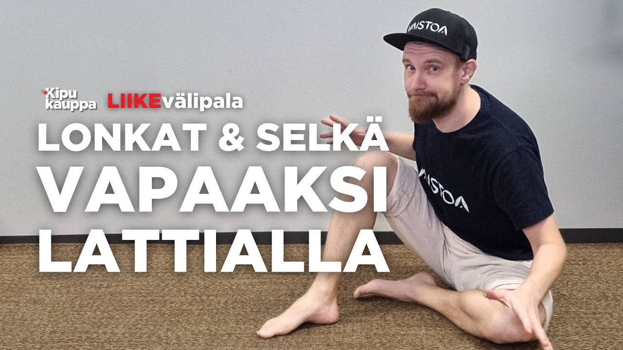 Unohda monimutkaiset jumpat – istu vain lattialle