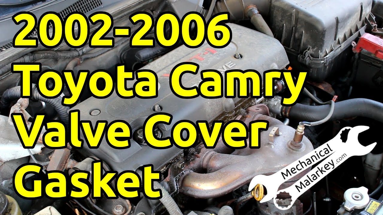 Замена прокладки клапанной крышки Toyota Camry 2002-2006 (4 цилиндра)