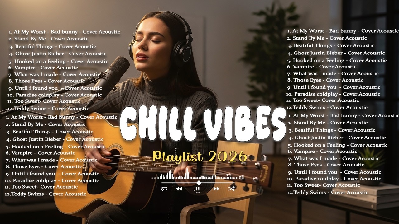 Best Spotify Song 2026🔥🎵| Acoustic Cover Love Song | Comethru, Dandelions, Here With Me