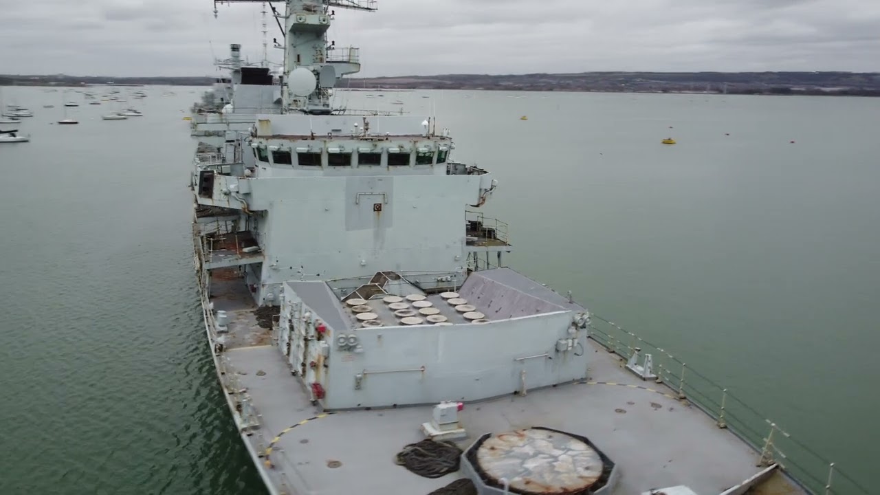 HMS MONMOUTH and MONTROSE-Ready to be scrapped
