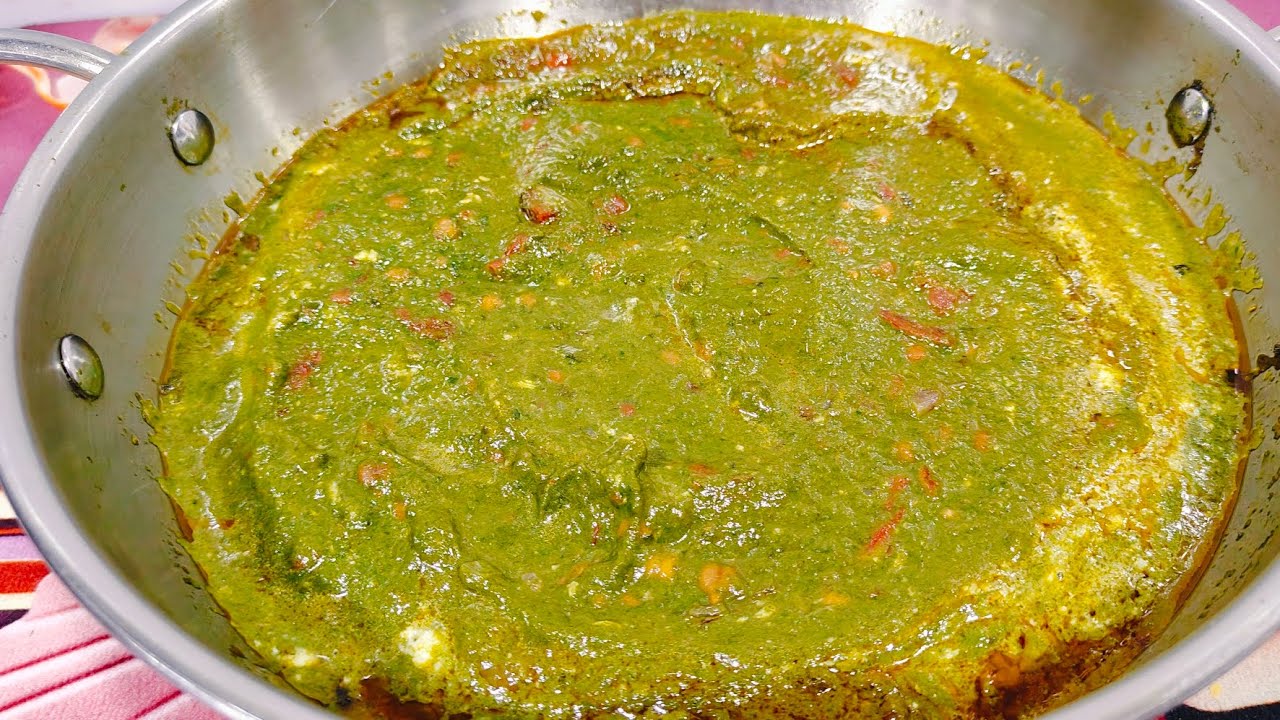 स्वादिष्ट पालक और काले चने की सब्जी की रेसिपी 