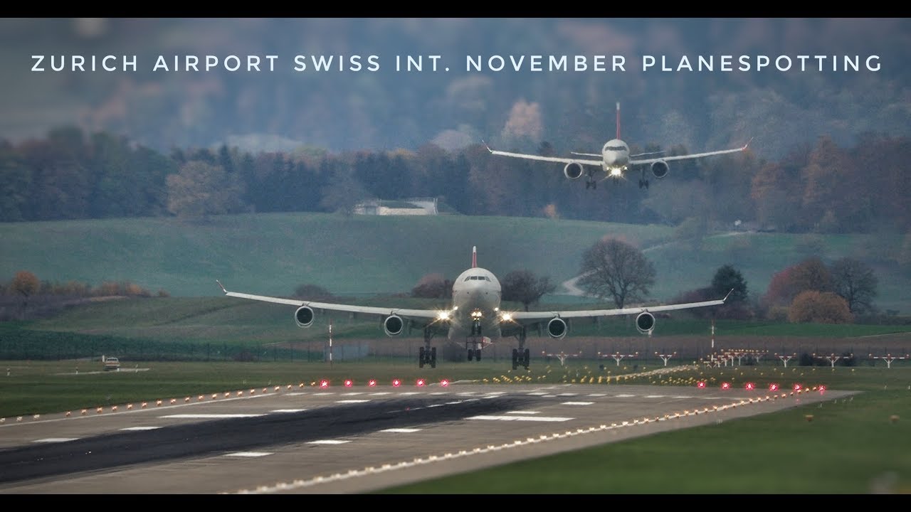 Zurich Airport Swiss Int. November Planespotting