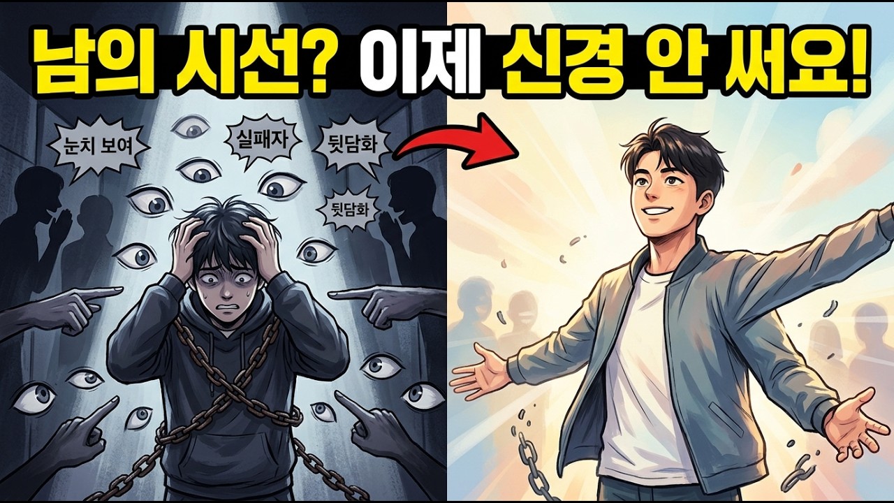 남의 눈치 보느라 인생을 낭비하는 당신에게 타인의 시선에서 영원히 자유로워지는 법 #심리학 #자존감 #인간관계 #눈치보지않는법 #심리조각가 #자기계발 #거절하는법 #자아분화