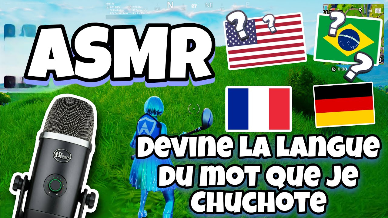 ASMR Français • DEVINE LA LANGUE DU MOT QUE JE CHUCHOTE 😴
