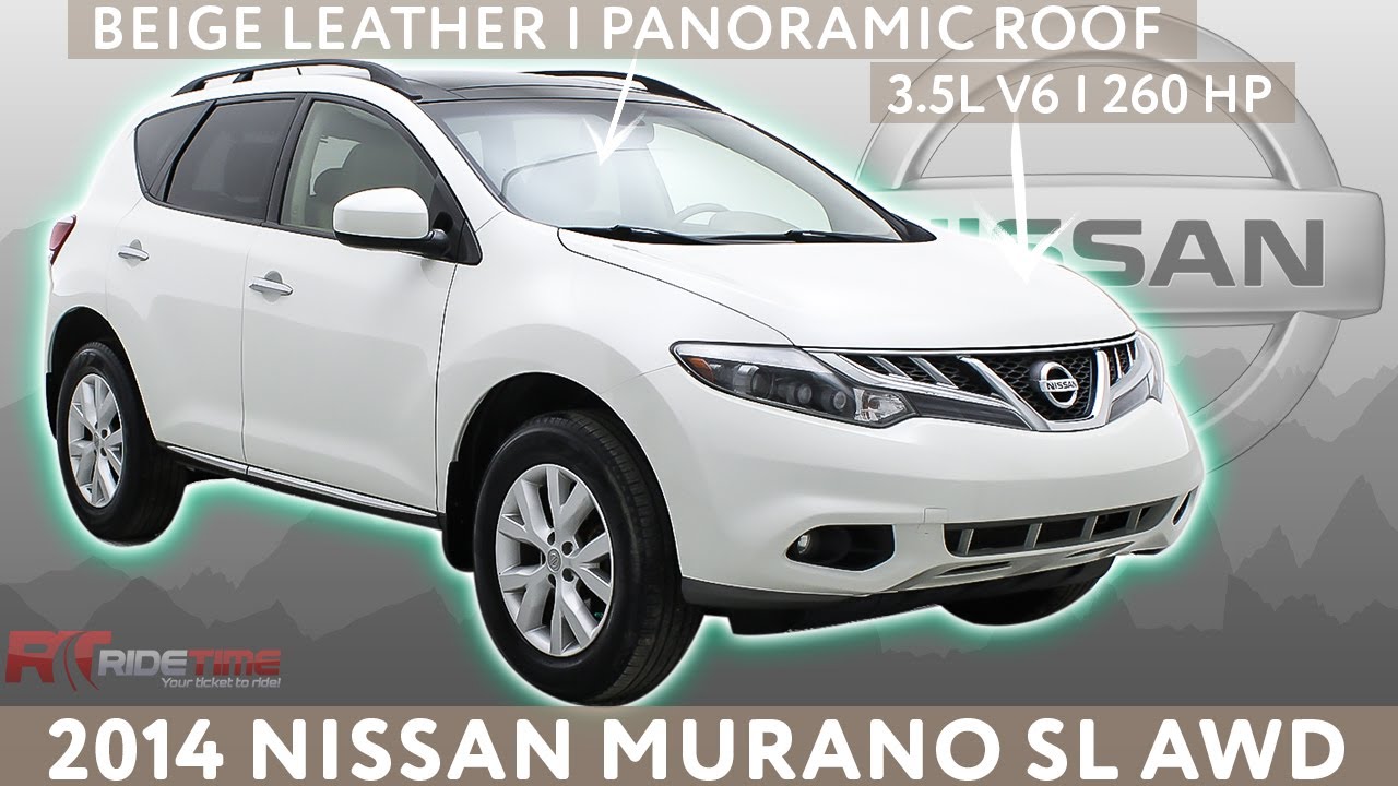 2014 Nissan Murano SL AWD | WorldWide Delivery | ridetime.ca