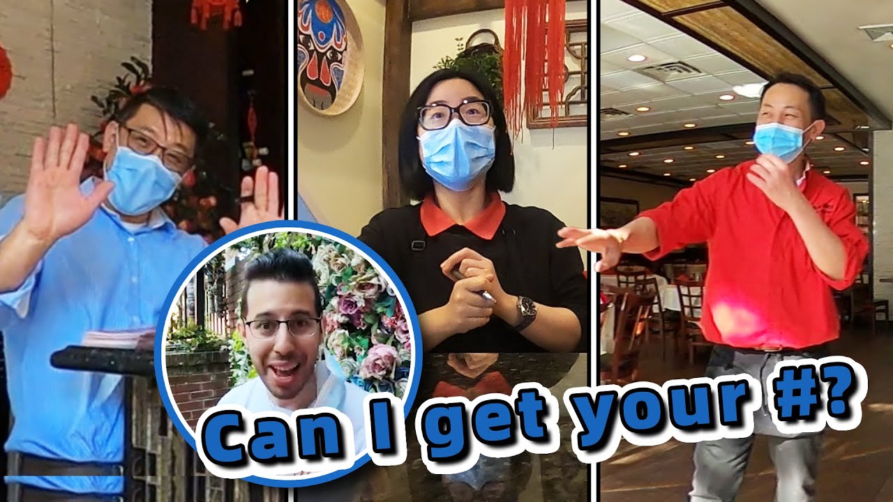 老外在美国找最好吃的点心，突然飚出中文，中餐厅老板超开心！