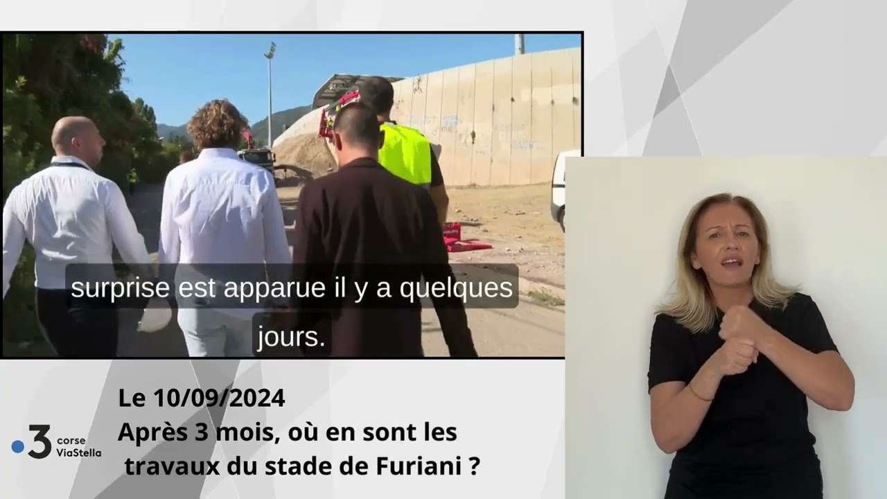 10.09.24  Après 3 mois, où en sont des travaux du stade de Furiani ?
