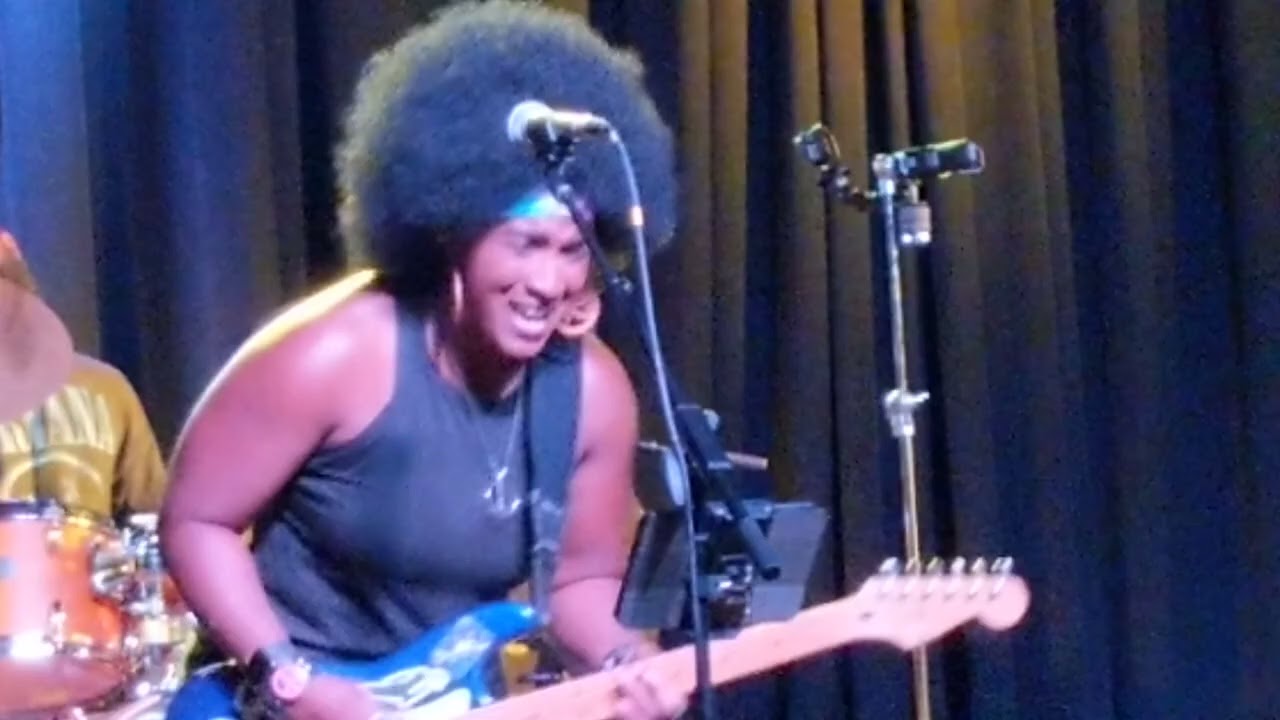 Chicago blues musician Melody Angel and her band perform at The Venue in Aurora