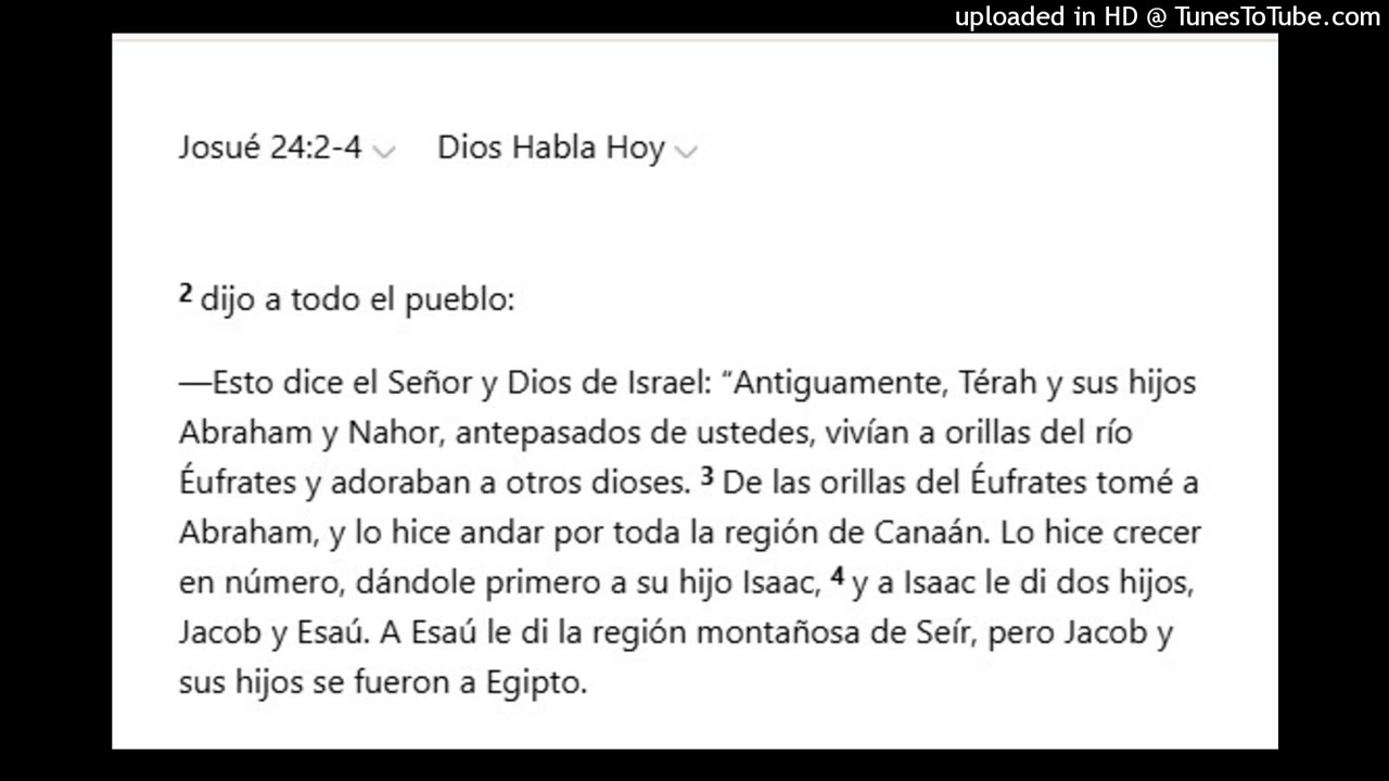 ¿QUÉ DIJÓ JOSUÉ A TODO EL PUEBLO DE ISRAEL REUNIDO?