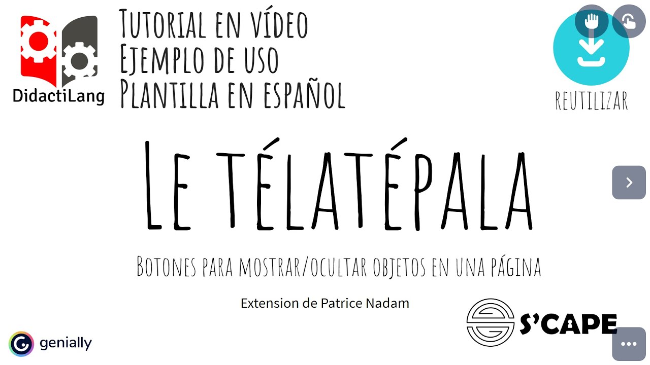 Mostrar y ocultar imágenes 🚀 S'cape Genially