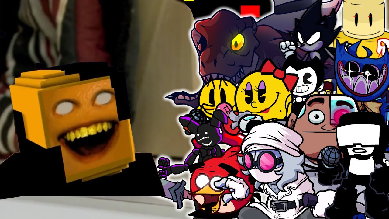 FNF (Sliced) But Different Characters Sing It (Vs Pibby Annoying Orange Minecraft 2.0 Corrupted)
