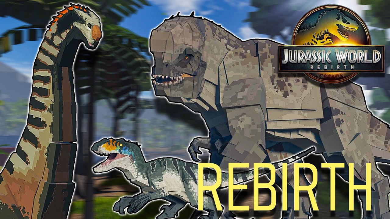 ОБНОВЛЕНИЕ «ВОЗРОЖДЕНИЕ» УЖЕ УЖЕ ЗДЕСЬ! БОСС D-REX И НОВЫЕ ДИНОЗАВРЫ! | Jurassic Blocky