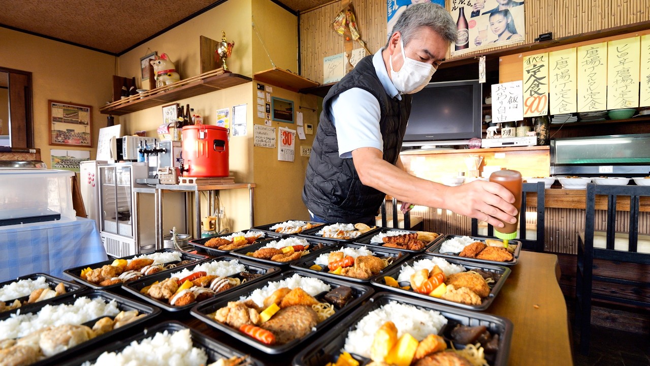 唐揚げ弁当４８０円！朝４時から働くワンオペ鉄人店主の惣菜作りが凄い