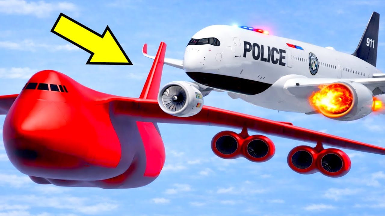 Airplane Crash Compilation: 7 Cinematic Aeroplane Crash Scenes In GTA 5 (Best of January 2026) #4