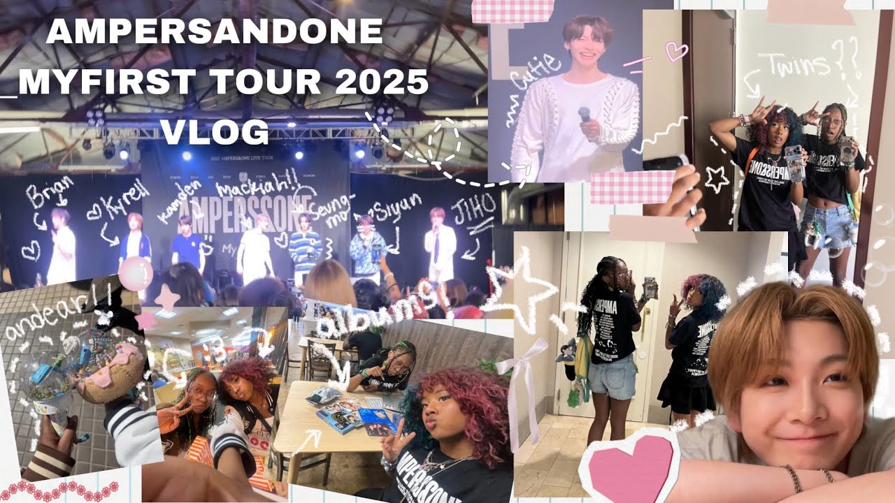Ampersandone _MyFirst tour 2025 vlog!! (OUR FIRST KPOP CONCERT!!)