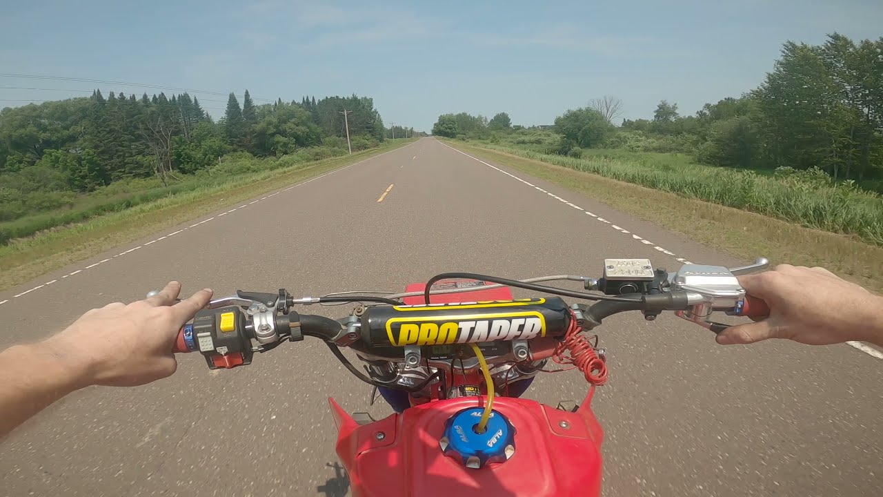 86 ATC 250r Quick rip around the block