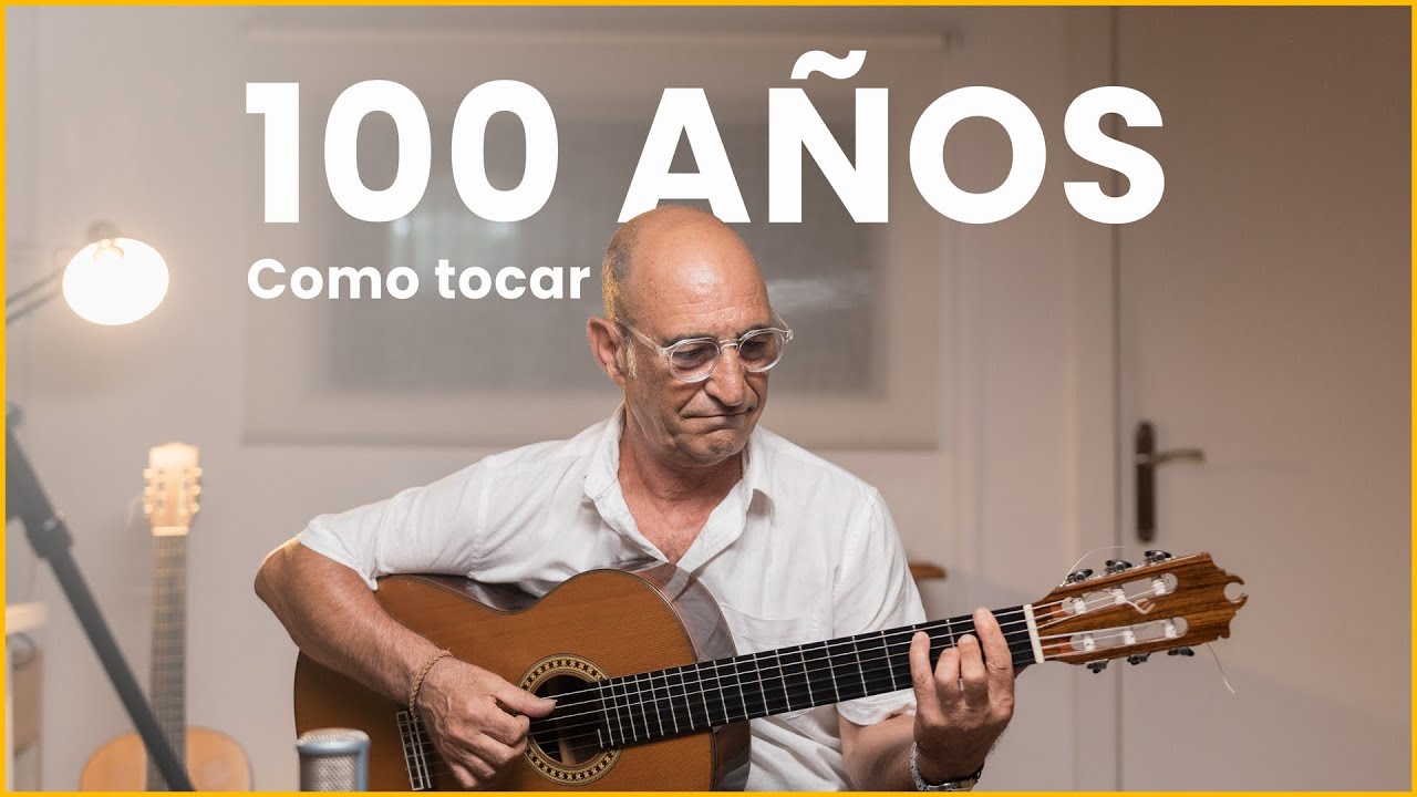 Como tocar 100 AÑOS en Guitarra