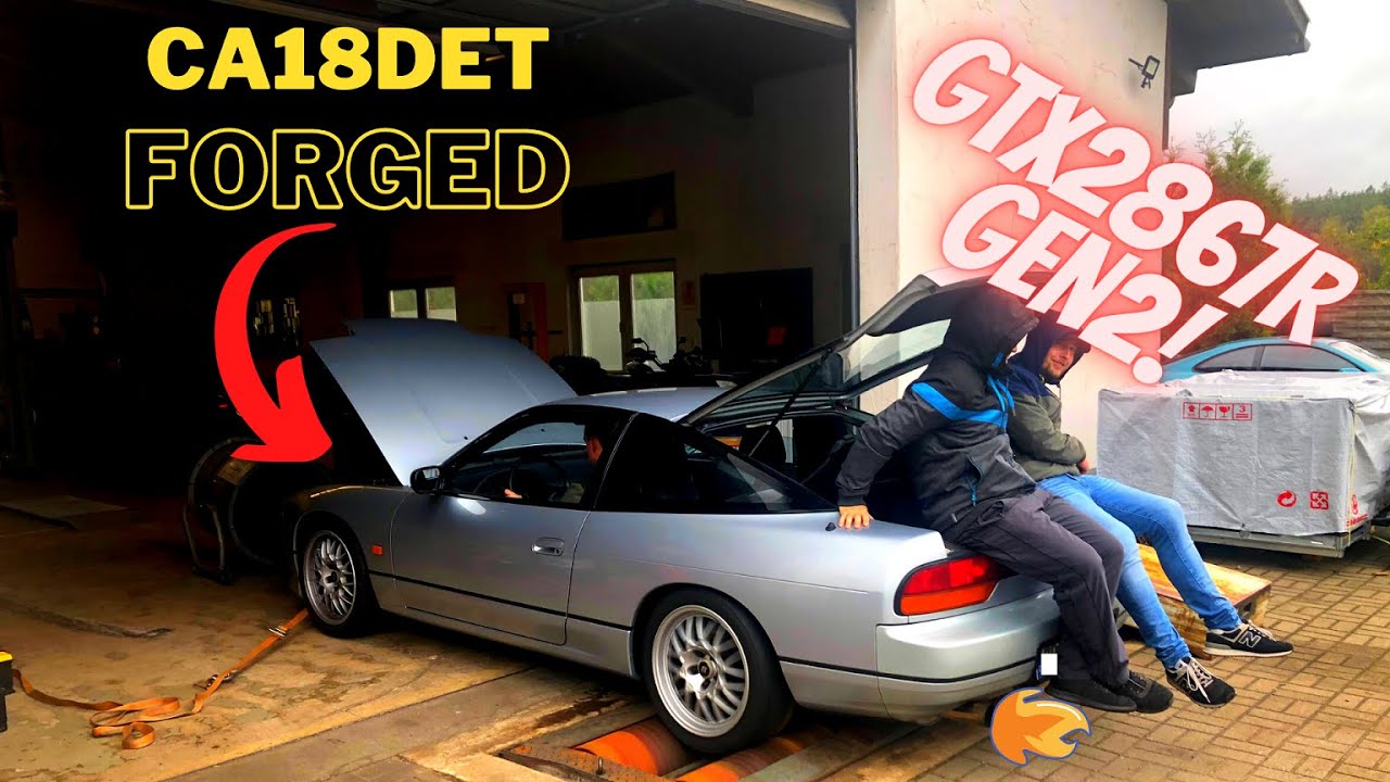 NISSAN 200SX S13 CA18DET DYNO GTX2867R GEN2 1,45bar 21PSI EMU Black