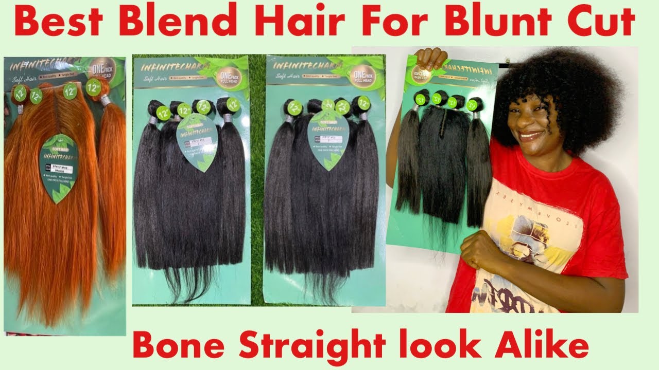 Packet Blend Hair For Blunt Cut/Bone Straight Look Alike|Infinite Charm Straight Packet Blend Review