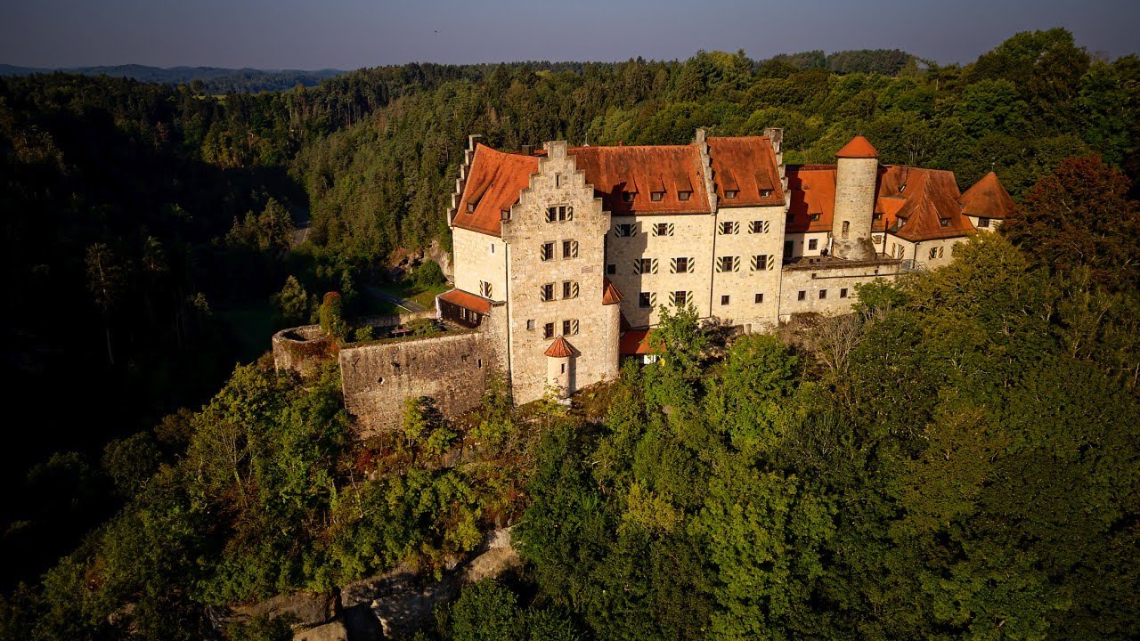 Rabeneck and Rabenstein Castles in Franconia, Germany