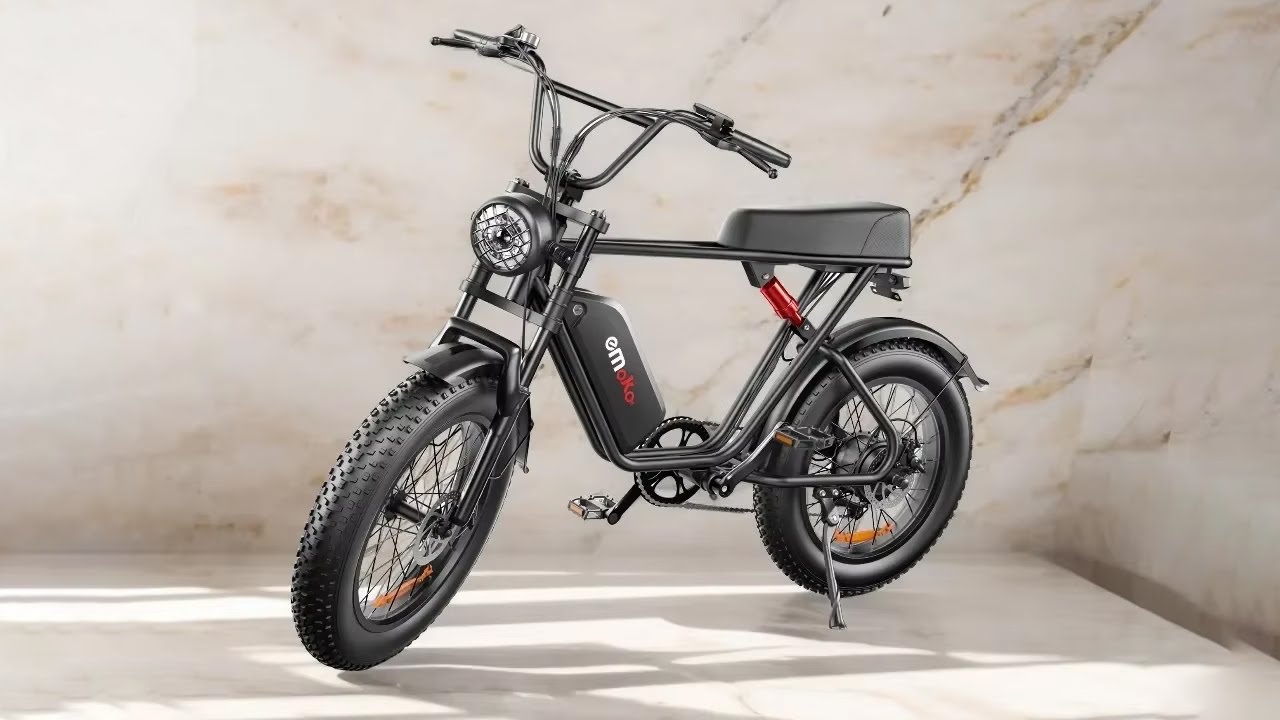 EMOKO C91 Electric Bike 1000W Motor 48V 17.5Ah/20Ah Lithium Battery Fat Tire 20