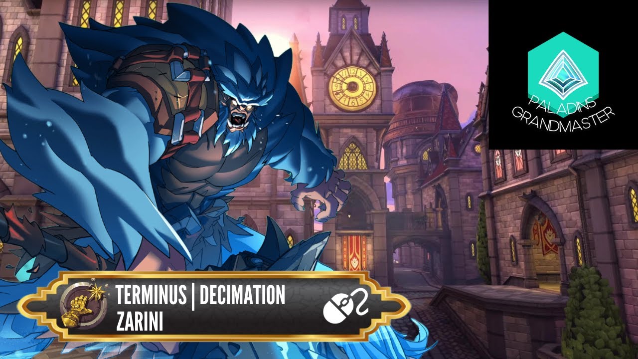 PRO Zarini : Terminus Decimation vs Massive CC (Zarini) Paladins Grandmaster
