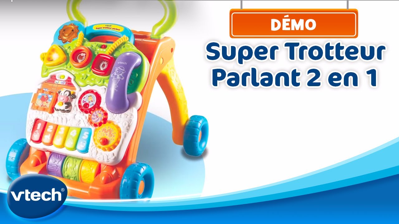 Super Trotteur Parlant 2 en 1 - Les premiers pas de bébé bien accompagnés | VTech