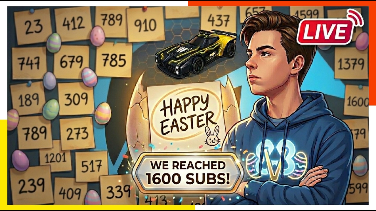 ROAD TO 2K!! | HAPPY EASTER | ROCKET LEAGUE LIVE