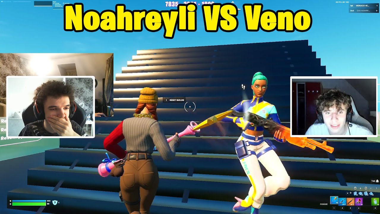 Veno VS Noahreyli 1v1 Buildfights!