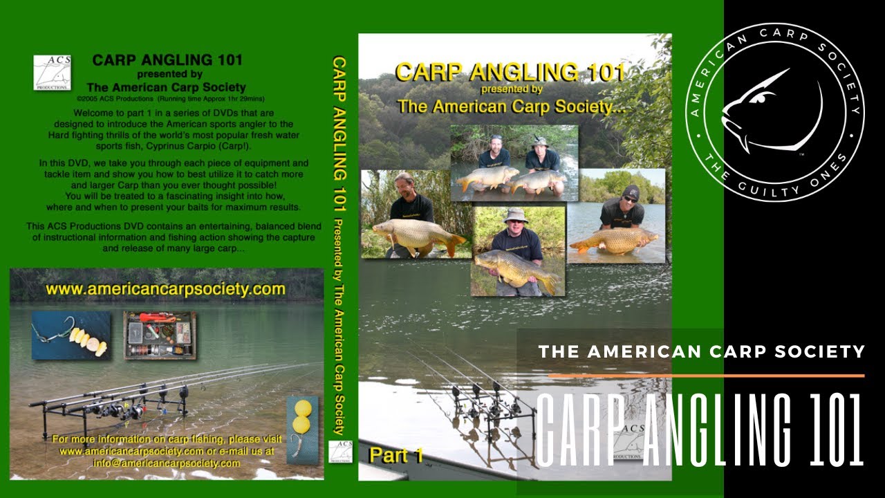 THE AMERICAN CARP SOCIETY 2005 - CARP ANGLING 101 DVD