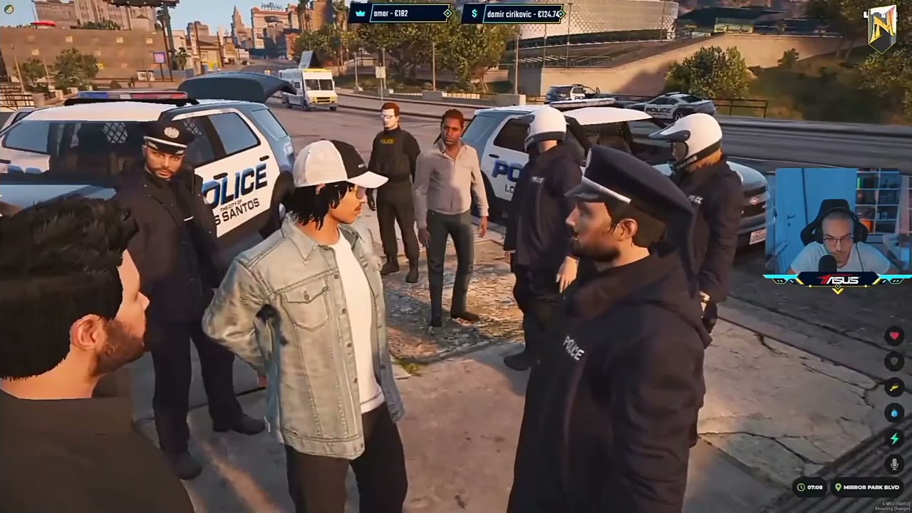 NEDIM SVADJA SA POLICIJOM *POLUDIO* | N TEAM ROLEPLAY