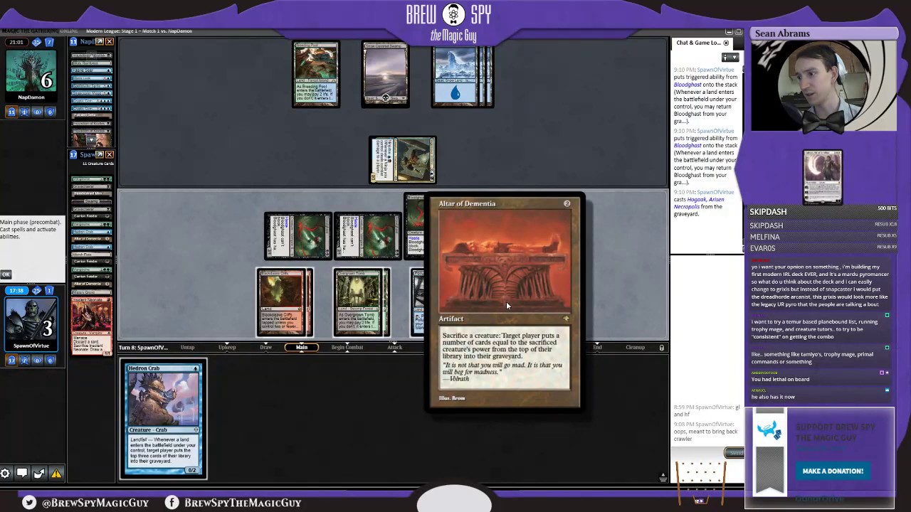 Modern Crabgaak Bridgevine & Planebound Red Prison (deck-tech)