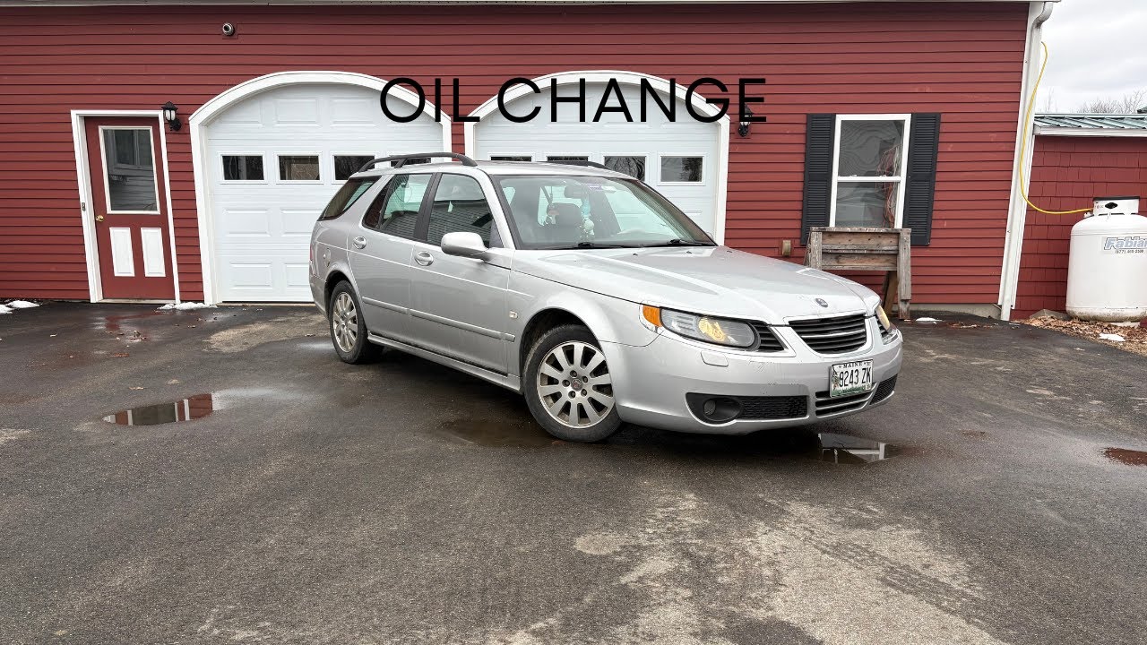 2006 SAAB 95 DIY OIL CHANGE