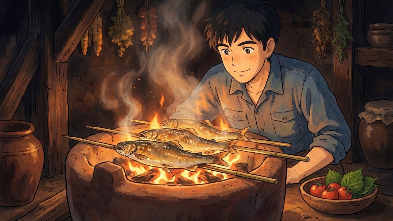 How Japan Looked in 1980s Peaceful Countryside | Ghibli Style Video