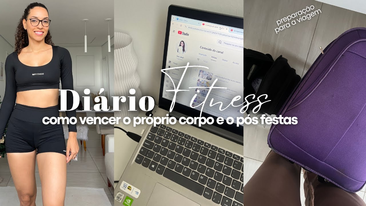 o que fazer para secar mais rápido no pós festas | Rotina saudável e organização antes da viagem