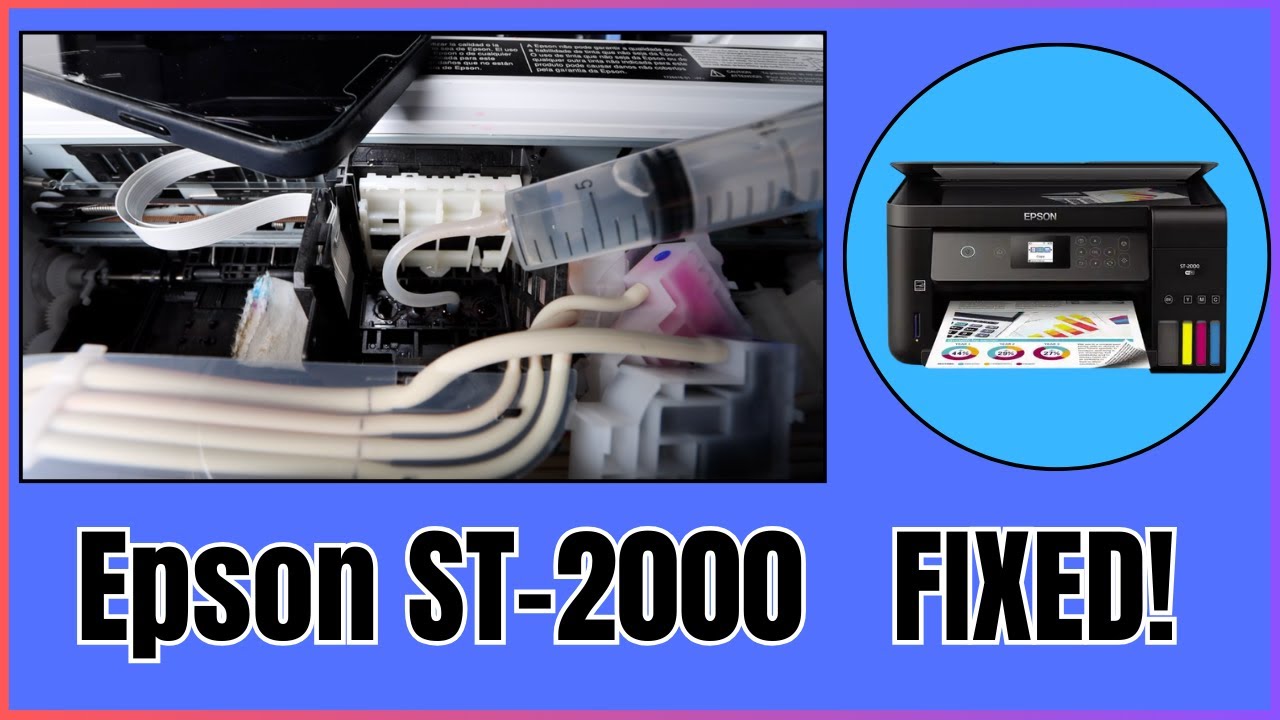 Epson ST-2000 Not Printing Black, Color, Blank Pages [FIXED!]