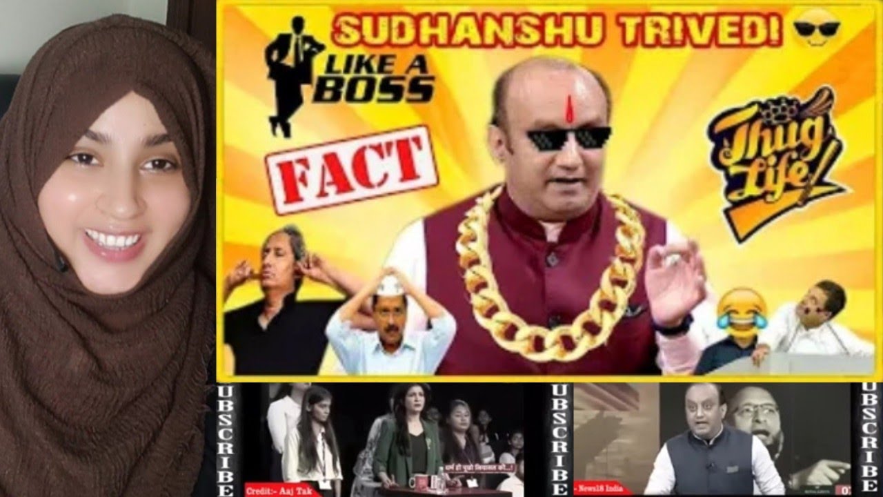 Pakistani Girl Reacts To Sudhanshu Trivedi New Thug Life 🔥 Savage Moments 😎 | Funny Video Reaction 😲