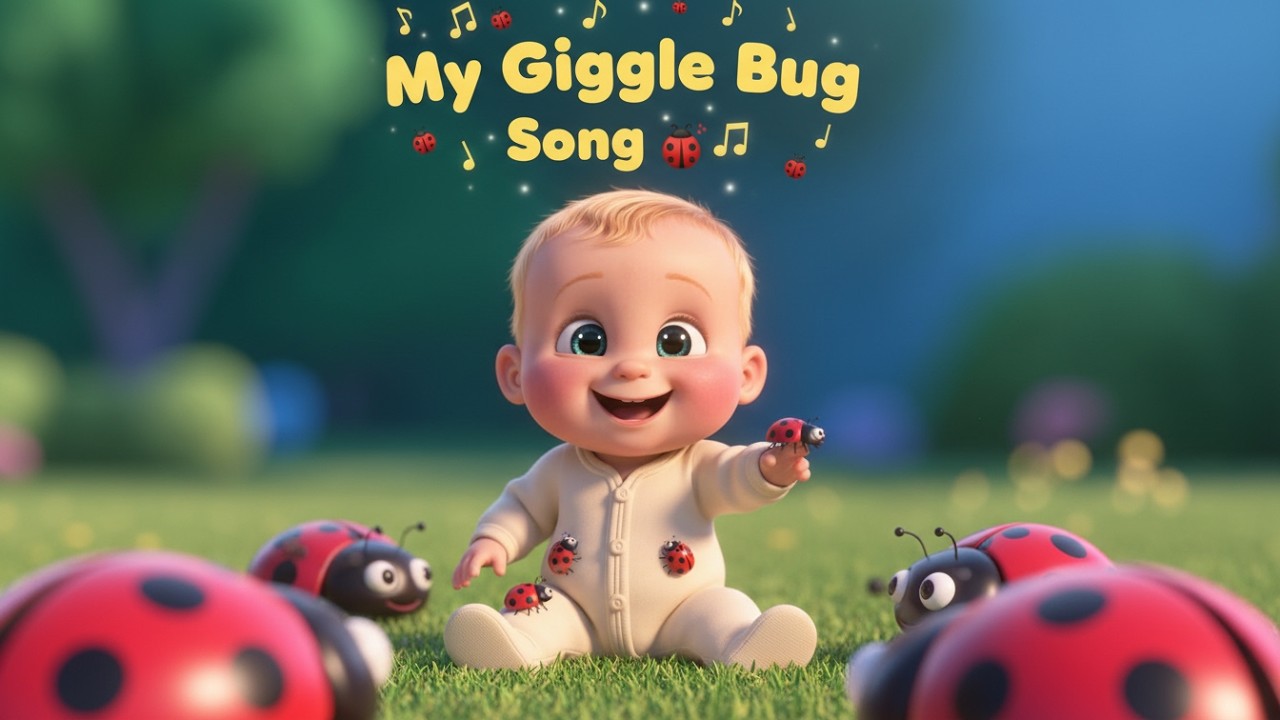 My Giggle Bug Song 🐞🎵  Fun Kids Music & Learning Video  Preschool Educational Adventure
